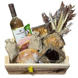 Imagem de Cesta Presente Vinho Branco