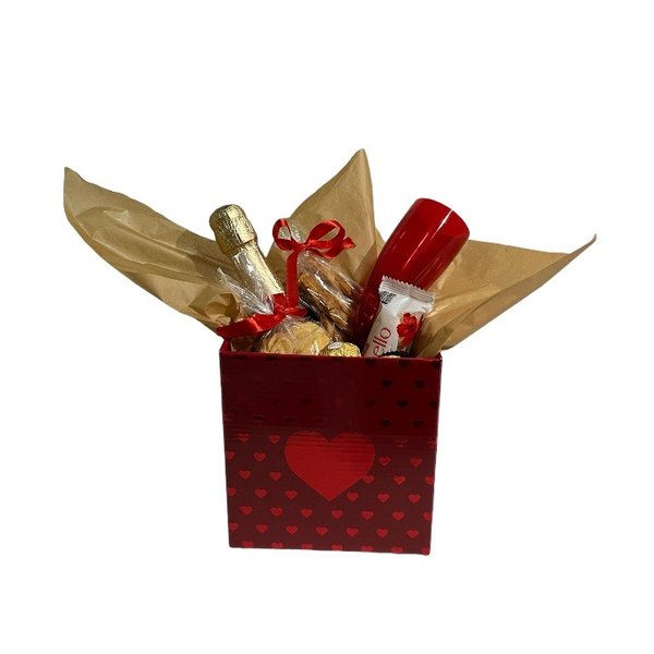Cesta Espumante e Chocolates