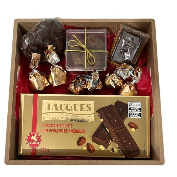 Cesta de Chocolate Doçuras do Mundo