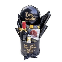 Imagem de Box com Vinho e Queijo