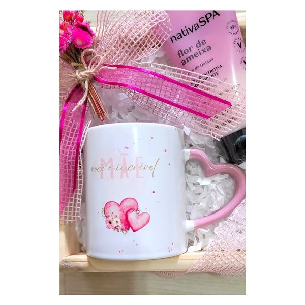 Caneca Mimo e O Boticário Mãe Incrível