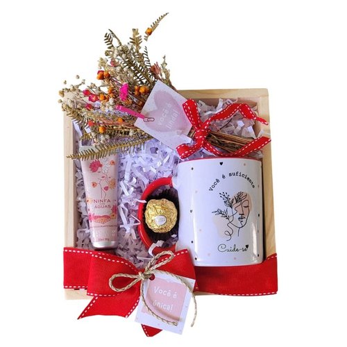 Box Cuide-se Caneca e Loccitane