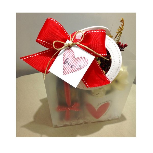 Sacola Love Caneca e Chocolate