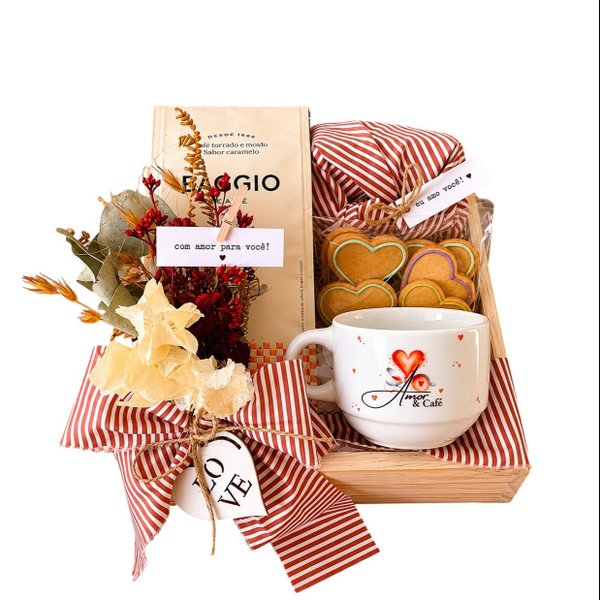 Box Café Amor e Ferrero Rocher