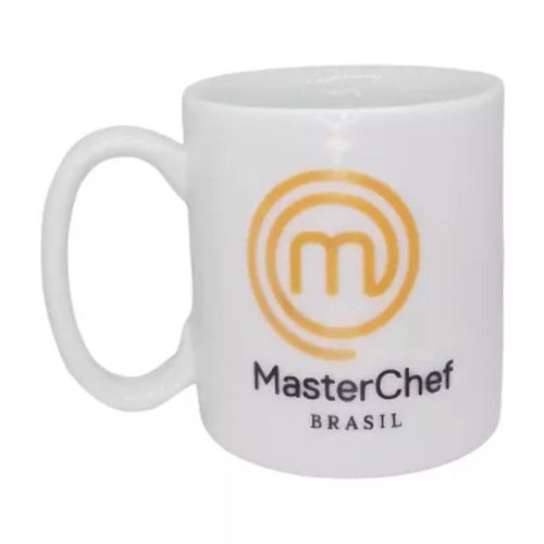 Caneca Branca De Cerâmica Masterchef Brasil