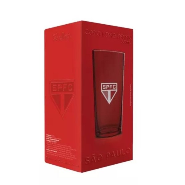 Copo Cylinder Long Drink Prime São Paulo Futebol Clube