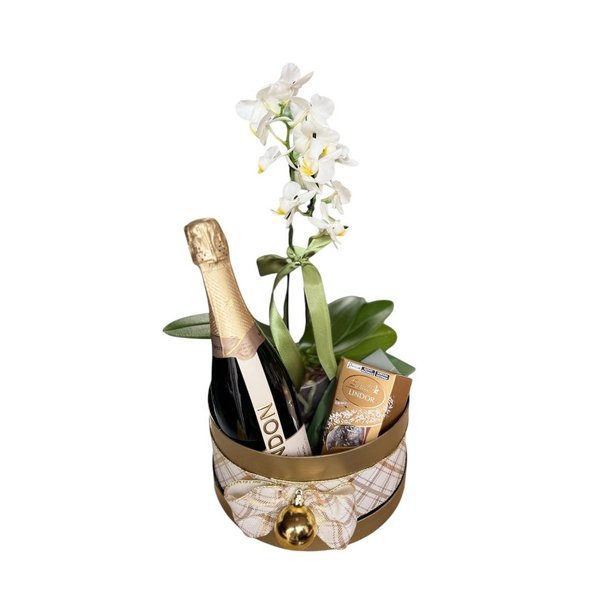 Cesta Brinde Dourado