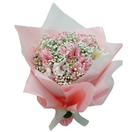 Imagem de Astromelias com Gypsophila