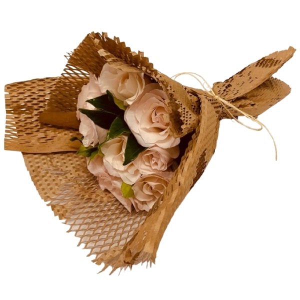 Lindo Buquê de 10 Rosas cor de Rosa