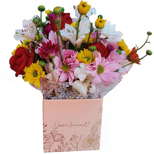 Box Floral Voce é incrível