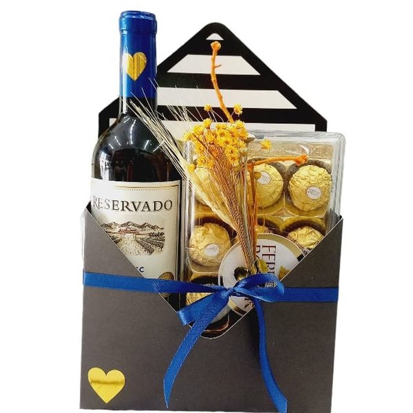 Envelope com Vinho Reservado