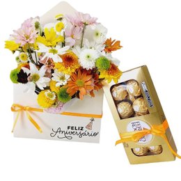 Imagem de Box envelope Feliz aniversario