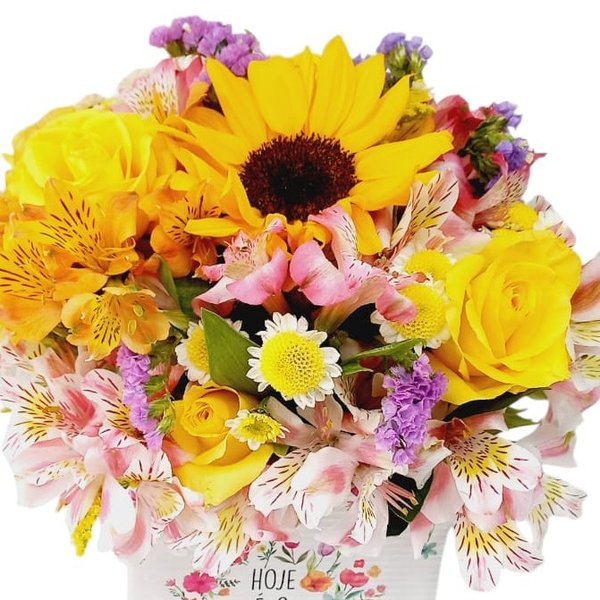 Box Floral "Hoje é o seu dia!