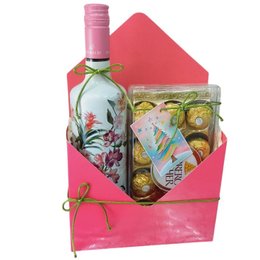 Imagem de Envelope Relax Com Vinho Rosé