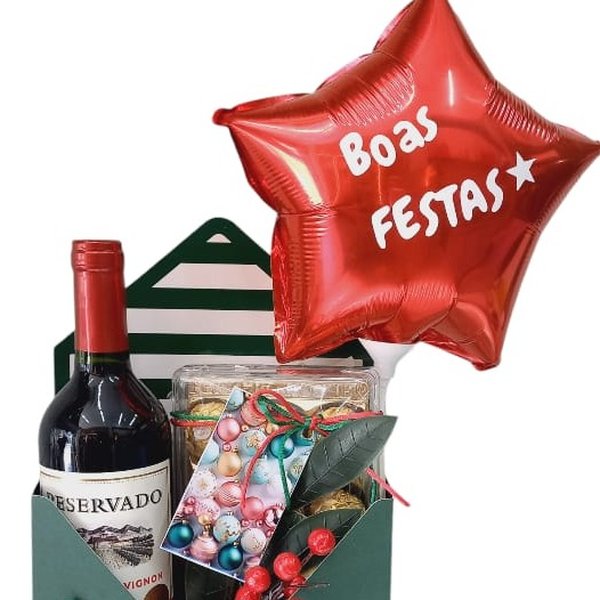 Envelope Vinho Chileno - Natal