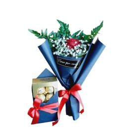 Imagem de Buquê Rosa Elegance