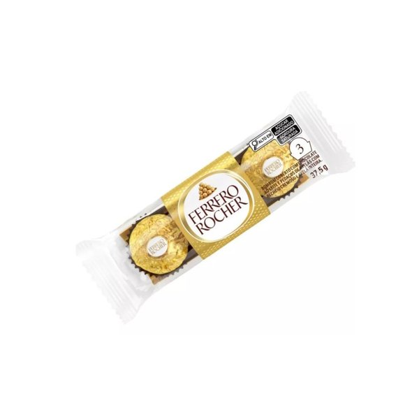 Ferrero Rocher com 3 Bombons