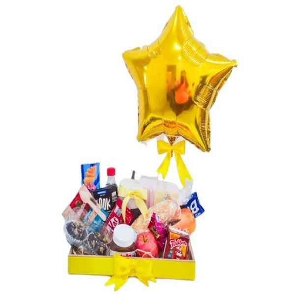 Cesta Happy Amarela