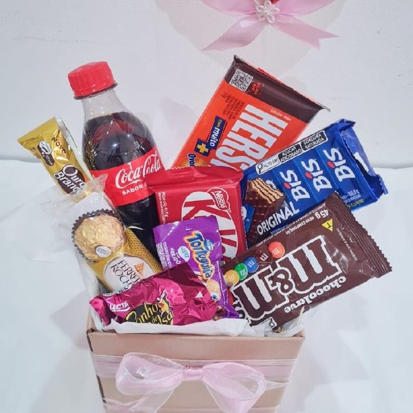 Box Chocolícia Rosa Claro
