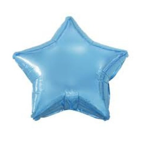 Balão Estrela Azul claro