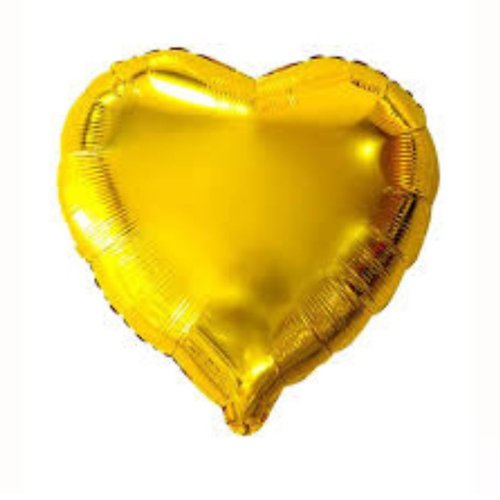Balão Coração Dourado G