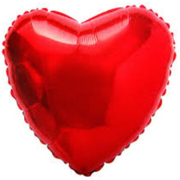 Balão Coração vermelho 22 cm