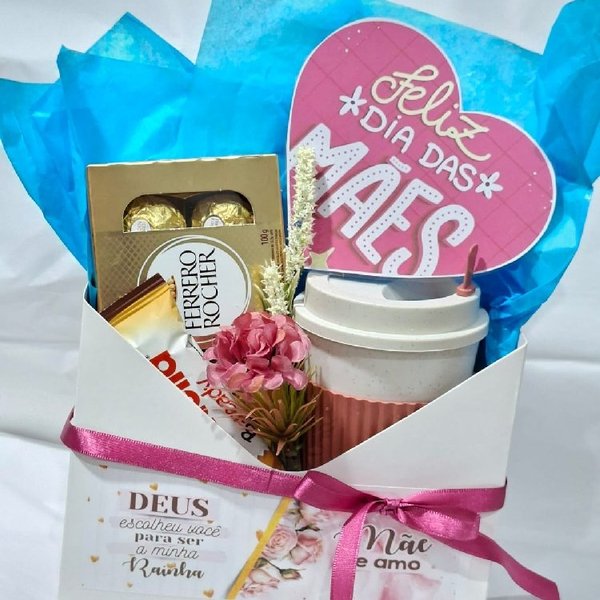 Cesta Feliz Dia das Mães com Ferrero