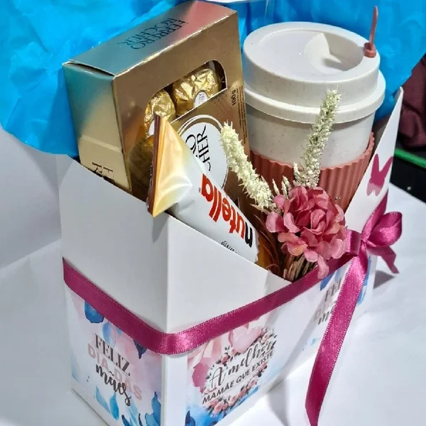 Cesta Feliz Dia das Mães com Ferrero