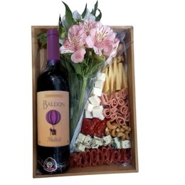 Imagem de Box de frios e vinho ballon