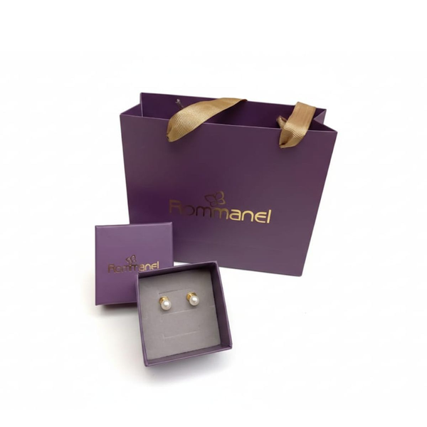 Brinco Infantil Solitário Pérola