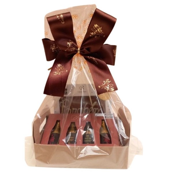 Cesta Licor Aniversário Felicitações