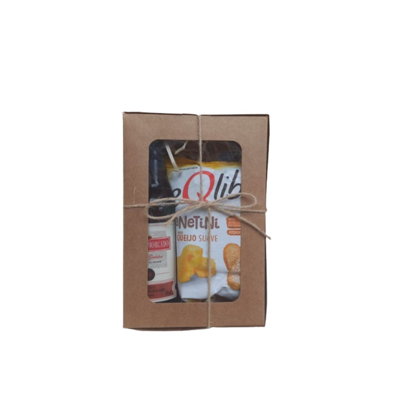 Kit Duo Perfeito Vinho & Snack Queijo