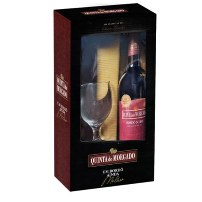 Kit  Presente Vinho & Taça  Momento de Brindar
