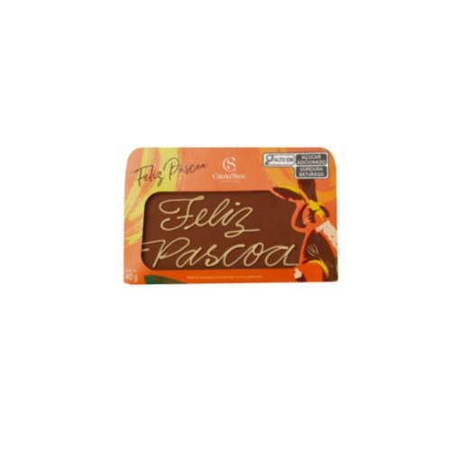 Tablete ao Leite Feliz Páscoa Cacau Show