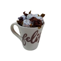 Imagem de Kit Caneca Feliz Hoje Bombons Cacau Show 