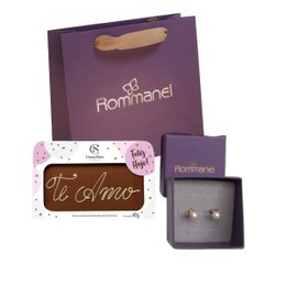 Imagem de Kit Doce Elegância de Amor Brinco Rommanel