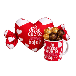 Imagem de Kit Almofada Caneca e Bombons