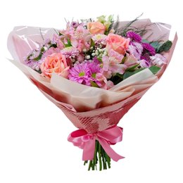 Imagem de Buquê Mix em Tons de Rosa