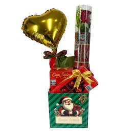 Imagem de Box luxo Natal com Rosa no Tubo