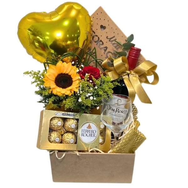 Caixa MDF  Amor Perfeito
