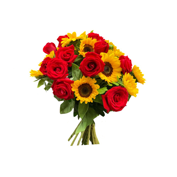 Mix Sensação Rosas e Girassóis
