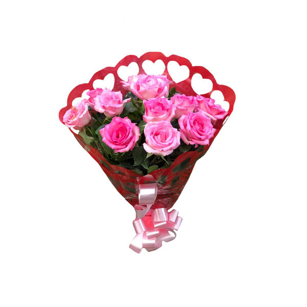 Lindo Buquê Rosas Cor Rosa