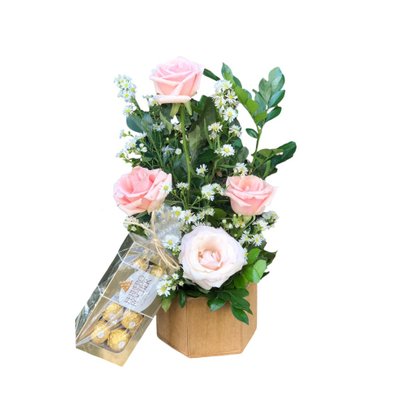 Arranjo Romance Rosado