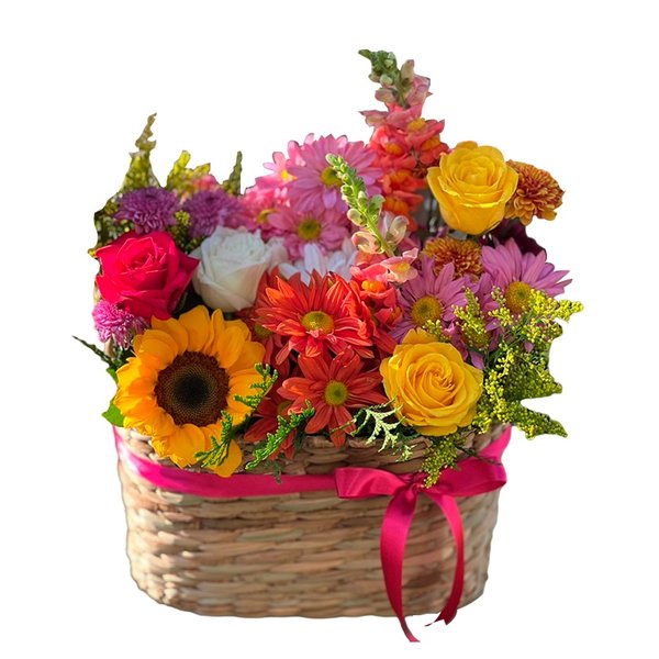 Cesta de Flores Radiante