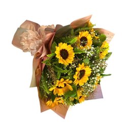 Imagem de Buquê com 12 Girassóis