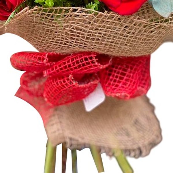 Buquê de Girassóis com Rosas Vermelhas