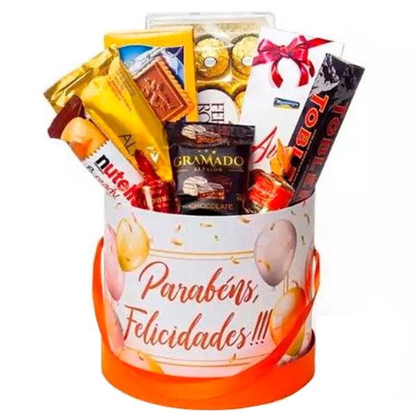 Box Parabéns Felicidades Premium