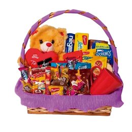 Imagem de Cesta Café Com Pelúcia