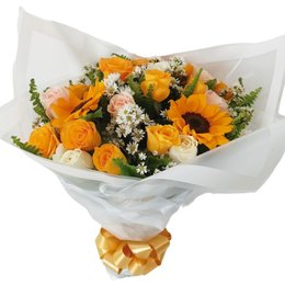 Imagem de Buquê de Mix de Flores Amarelas 