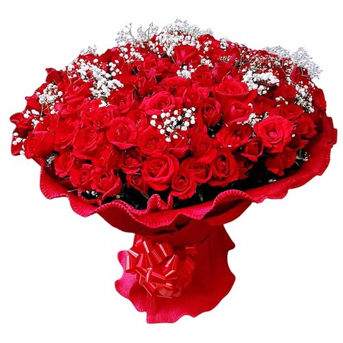 Buquê de 200 Rosas Vermelhas